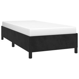 vidaXL Bedframe fluweel zwart 90x200 cm