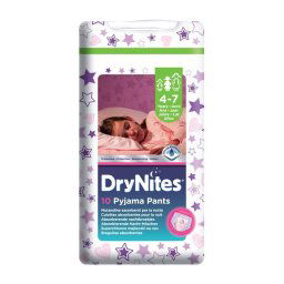 Huggies Drynites girl 4-7 jaar 10 stuks