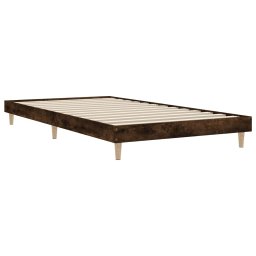vidaXL Bedframe zonder matras hout gerookt eikenkleurig 90x190 cm