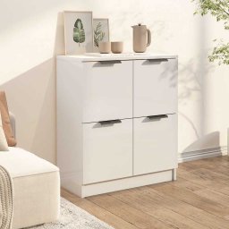 vidaXL Dressoir 60x30x70 cm bewerkt hout wit