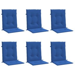 vidaXL Tuinstoelkussens 6 st 100x50x3 cm oxford stof koningsblauw