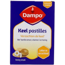 Dampo Keelpastilles Kamille, Honing & Vitamine C