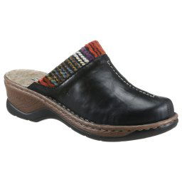 Josef Seibel Clogs CATALONIA 59 met veelkleurig textielbeleg