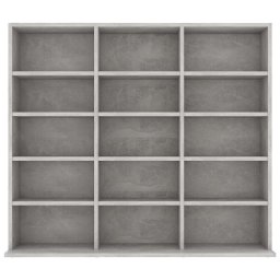 vidaXL Cd-kast 100x23x89,5 cm bewerkt hout betongrijs