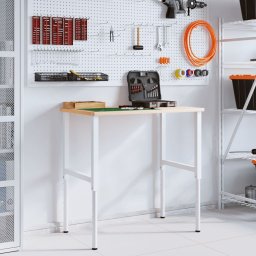 vidaXL Werkbankframes verstelbaar 2 st 55x(69-95,5) cm metaal grijs