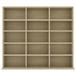 vidaXL Cd-kast 100x23x89,5 cm bewerkt hout sonoma eikenkleurig
