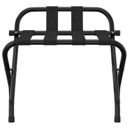 vidaXL Bagagerek met rugleuning 56x39x52 cm zwart