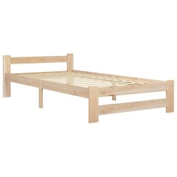 vidaXL Bedframe massief grenenhout 90x200 cm