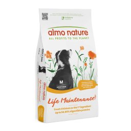 2x12kg Almo Nature Adult Kip & Rijst Medium Hondenvoer