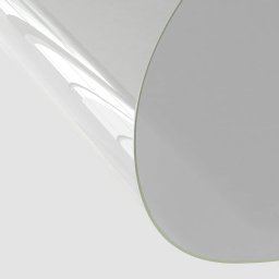 vidaXL Tafelbeschermer Ø80 cm 2 mm PVC transparant