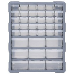 vidaXL Organiser met 39 lades 38x16x47 cm