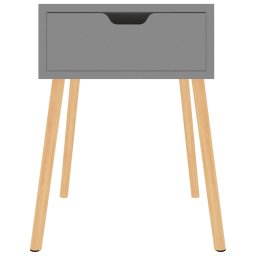 vidaXL Nachtkastjes 2 st 40x40x56 cm bewerkt hout grijs