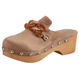 Mustang Shoes Clogs met glanzende studs