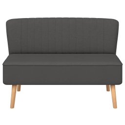 vidaXL Bank 117x55,5x77 cm stof donkergrijs