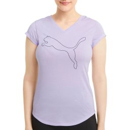 PUMA - Maat S - Train Favorite Heather Cat Tee Sportshirt Vrouwen