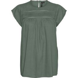 VERO MODA - Maat XS - VMDEBBIE PLEAT S/L TOP GA NOOS Dames Top