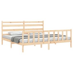 vidaXL Bedframe zonder matras massief grenenhout 200x200 cm