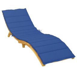 vidaXL Ligbedkussen 200x70x3 cm oxford stof koningsblauw