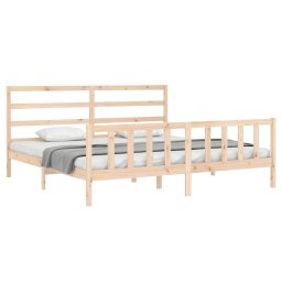 vidaXL Bedframe zonder matras massief grenenhout 200x200 cm