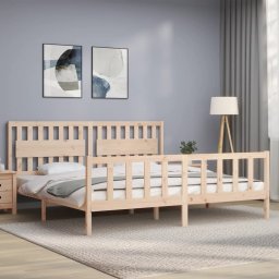 vidaXL Bedframe zonder matras massief grenenhout 200x200 cm