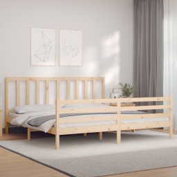 vidaXL Bedframe zonder matras massief grenenhout 200x200 cm