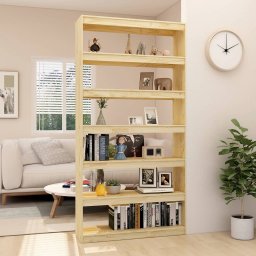 vidaXL Boekenkast / kamerscherm 100x30x200 cm massief grenenhout