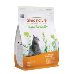 2x2kg - Voordeelpakket Anti Hairball Kip & Rijst Almo Nature Holistic