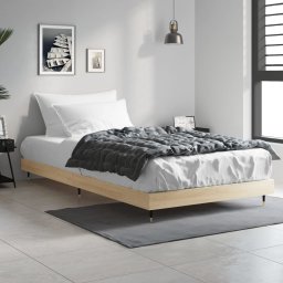vidaXL Bedframe zonder matras hout sonoma eikenkleurig 100x200 cm