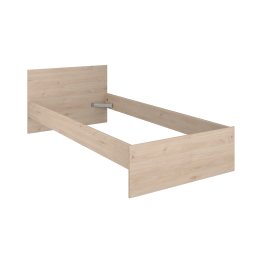 Eenpersoonsbed SHELASO 90x190 cm jackson eik