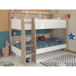 Stapelbed SHELASO 90x200 cm jackson eik