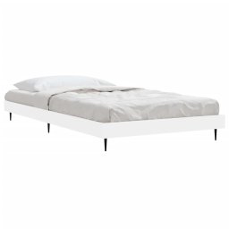 vidaXL Bedframe bewerkt hout wit 90x200 cm