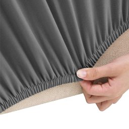 vidaXL Bankhoes stretch polyester jersey antraciet