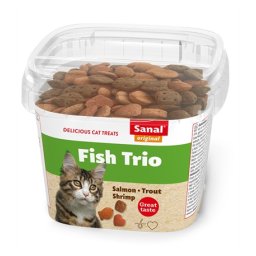 SANAL CAT FISH TRIO SNACKS CUP 75 GR