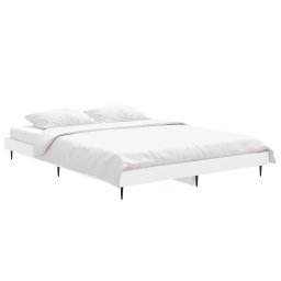 vidaXL Bedframe bewerkt hout wit 135x190 cm