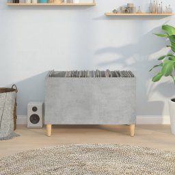vidaXL Platenkast 74,5x38x48 cm bewerkt hout betongrijs