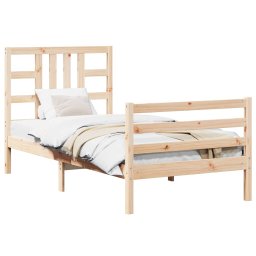 vidaXL Bedframe zonder matras massief grenenhout 90x200 cm