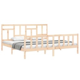 vidaXL Bedframe zonder matras massief grenenhout 200x200 cm