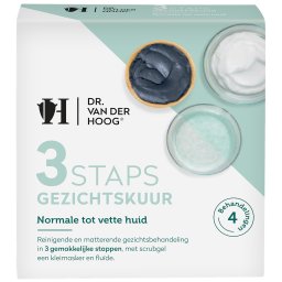 Dr Van Der Hoog 3 Staps Gezichtskuur Normale tot Vette Huid