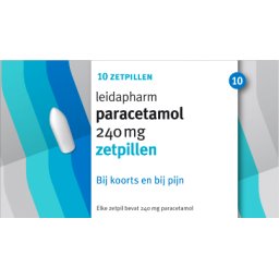 Leidapharm Paracetamol Zetpil 240mg