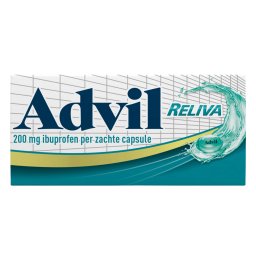 Advil Reliva Liquid Capsules 200 mg - voor pijn en koorts
