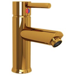 vidaXL Wastafelkraan 130x176 mm goudkleurig