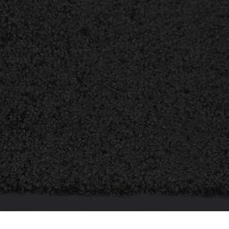 vidaXL Deurmat 40x60 cm zwart