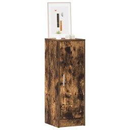 vidaXL Schoenenkast 32x35x92 cm bewerkt hout gerookt eikenkleurig