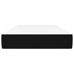 vidaXL Pocketveringmatras medium 90x190x20 cm stof zwart