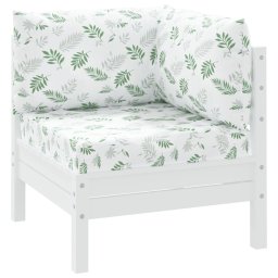 vidaXL Palletkussens 3 st bladpatroon oxford stof