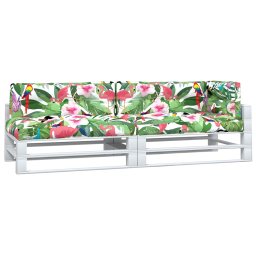vidaXL Palletkussens 5 st stof meerkleurig