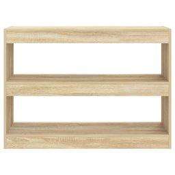 vidaXL Boekenkast / kamerscherm 100x30x72 cm sonoma eikenkleurig