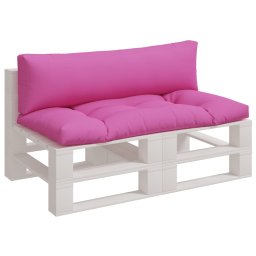 vidaXL Palletkussens 2 st oxford stof roze