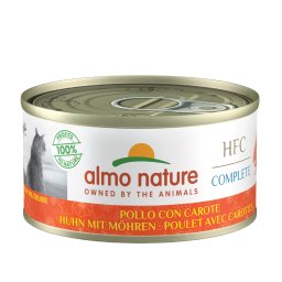 24x 70g Almo Nature HFC Complete katten natvoer kip met wortel Kattenvoer nat