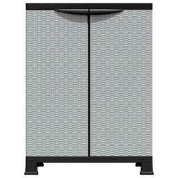 vidaXL Opbergkast 68x39x92 cm rattan ontwerp